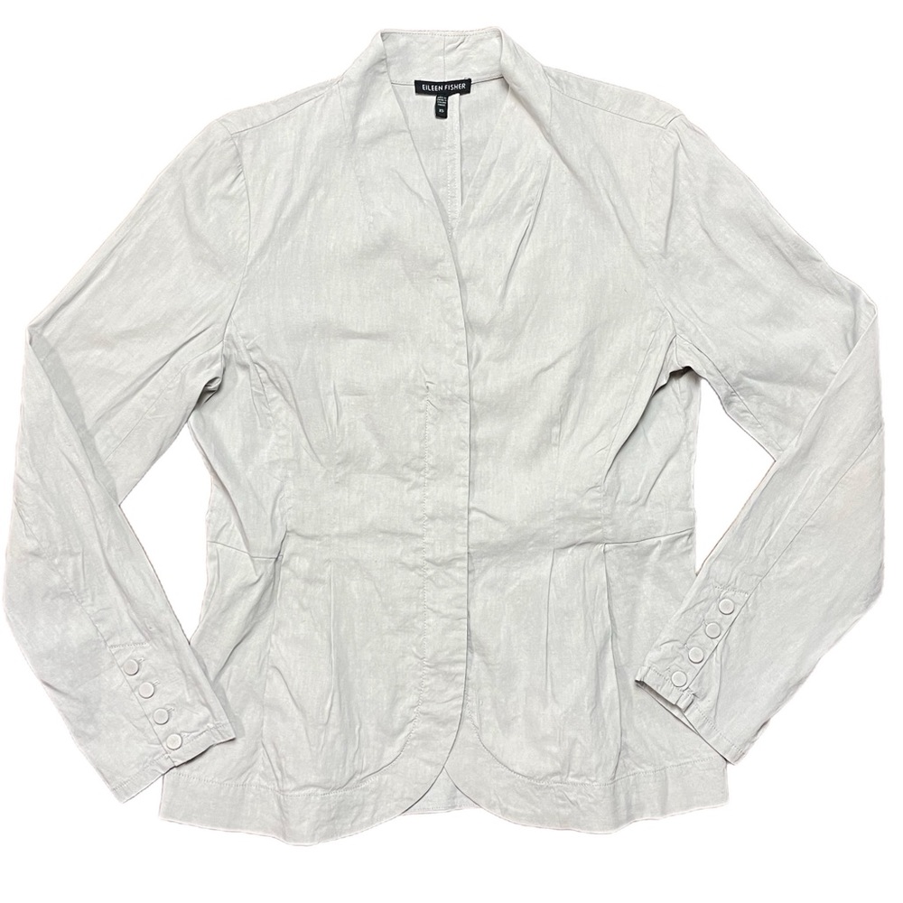 Eileen Fisher Linen Jacket sz XS